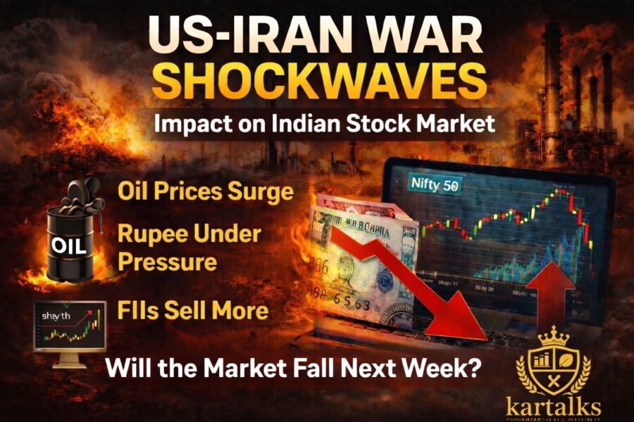 US-Iran war impact on Indian stock market with oil, rupee and Nifty forecast