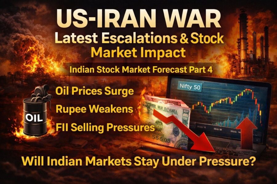 US-Iran War Latest Escalations and Stock Market Impact – Part 4 US-Iran war latest escalations impact on Indian stock market forecast