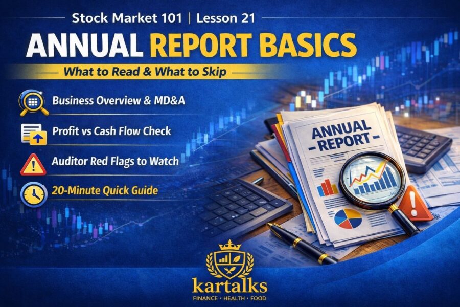 How to read an annual report for beginners with key sections, cash flow checks, and auditor red flags