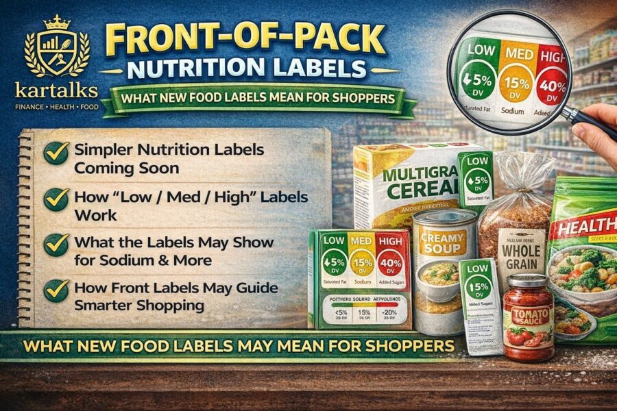 Front-of-Pack Nutrition Labels article image explaining new food labels for shoppers in 2026