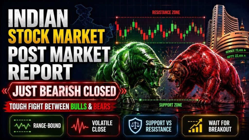 Indian Markets Post Market Report Today May 7 2026 with Nifty above 24300 Sensex down 114 points and Bank Nifty positive