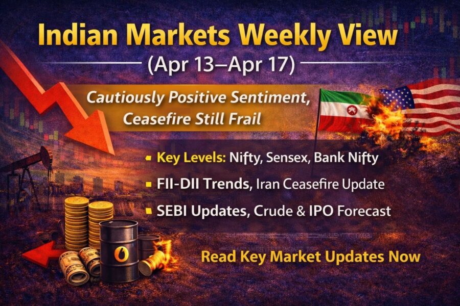 Indian Markets Weekly View for Apr 13 to Apr 17 2026 with key levels, cautiously positive sentiment and weekly stock market outlook