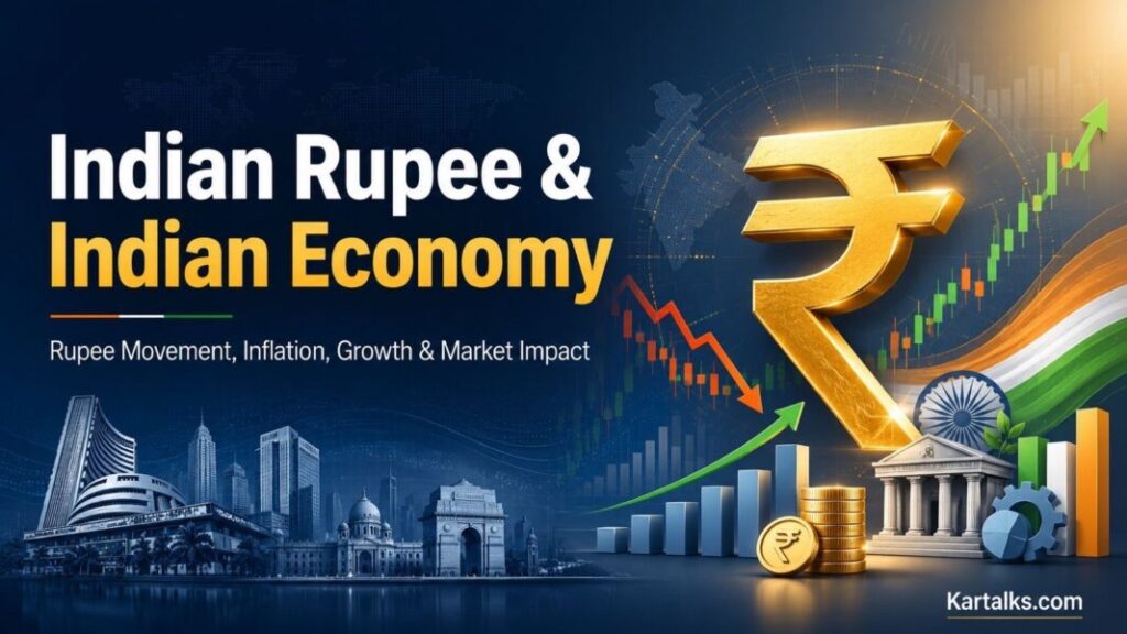 Indian Rupee and Indian Economy impact with rupee fall, dollar strength, inflation and stock market outlook