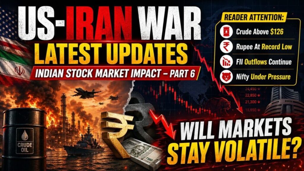 US-Iran war latest updates impact on Indian stock market part 6