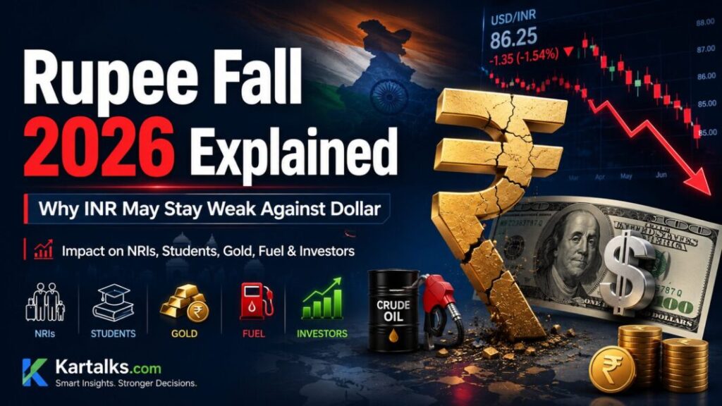 Rupee fall 2026 and INR vs USD outlook explained
