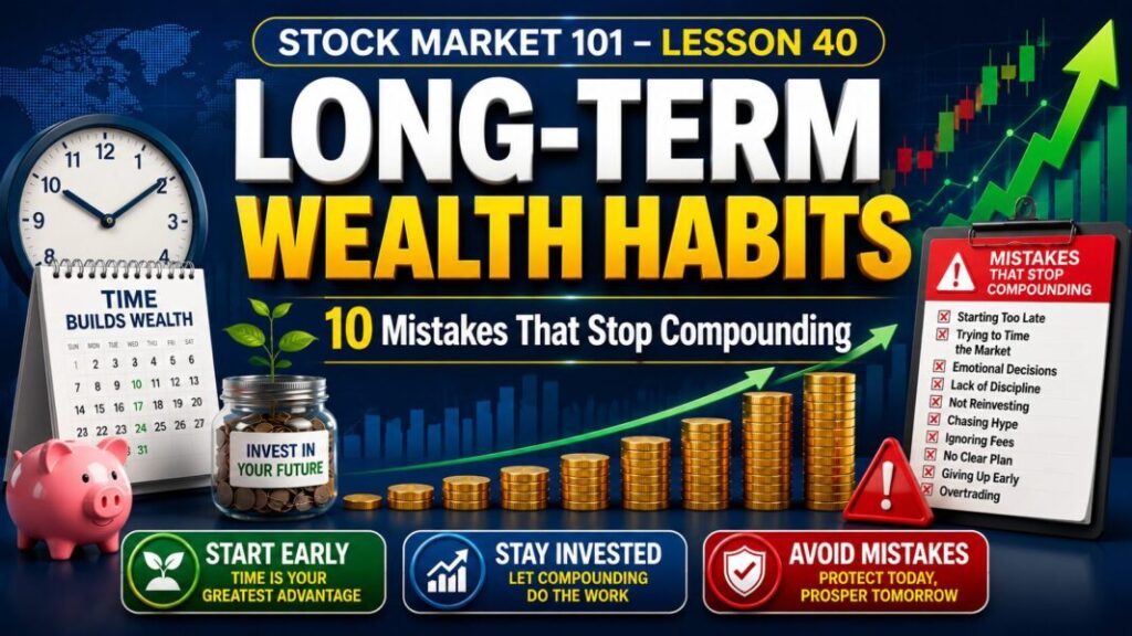 Long-Term Wealth Habits and 10 mistakes that stop compounding