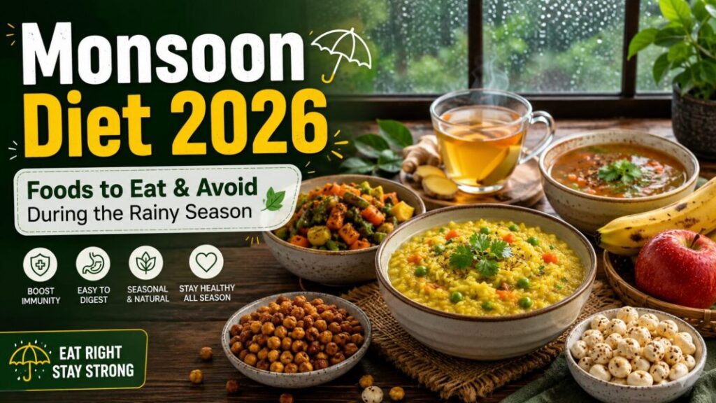 Monsoon Diet 2026 foods to eat and avoid during rainy season