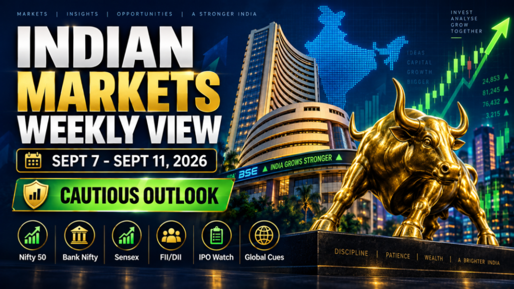 Indian Markets Weekly View for Sept 7–11, 2026 with Nifty 50, Bank Nifty and Sensex outlook